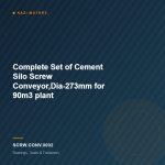 Complete Set of Cement Silo Screw Conveyor,Dia-273mm for 90m3 plant