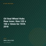 Oil Seal Wheel Hubs Rear Inner, Size:125 x 150 x 12mm for TATA 2518