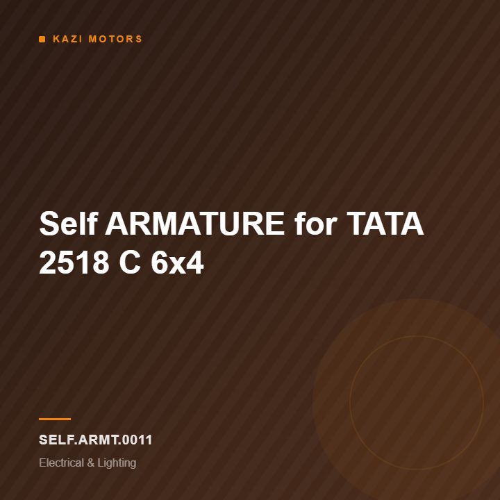 Self ARMATURE for TATA 2518 C 6×4