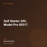 Self Starter 24V, Model-Pro 6031T