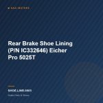 Rear Brake Shoe Lining (P/N IC332646) Eicher Pro 5025T