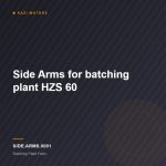 Side Arms  for batching plant HZS 60
