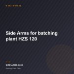 Side  Arms for batching plant HZS 120