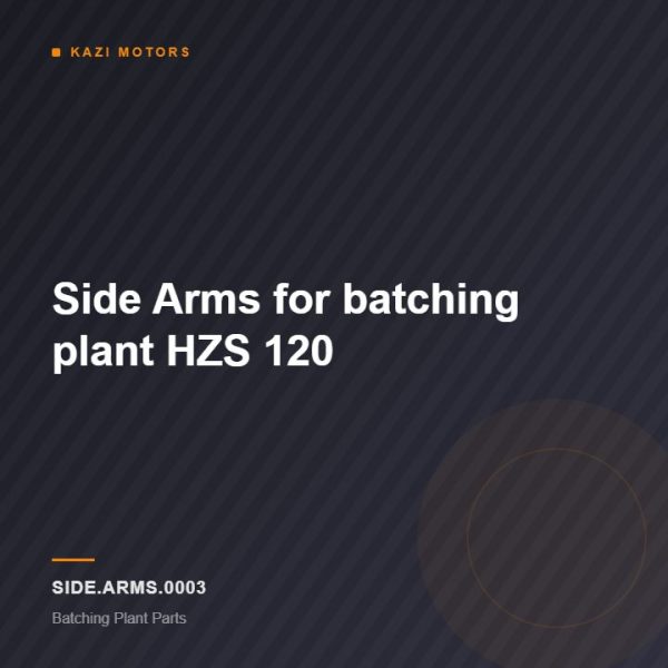 Side  Arms for batching plant HZS 120