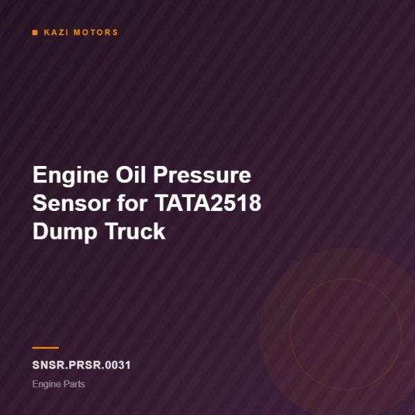 Engine Oil Pressure Sensor for TATA2518 Dump Truck