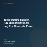 Temperature Sensor, P/N 283611009 05-90 deg For Concrete Pump