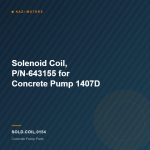 Solenoid Coil, P/N-643155 for Concrete Pump 1407D
