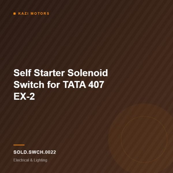 Self Starter Solenoid Switch for TATA 407 EX-2