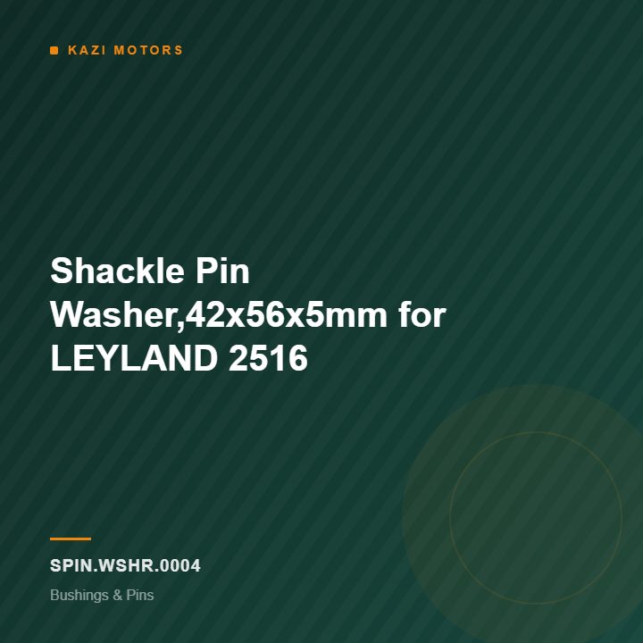 Shackle Pin Washer,42x56x5mm for LEYLAND 2516