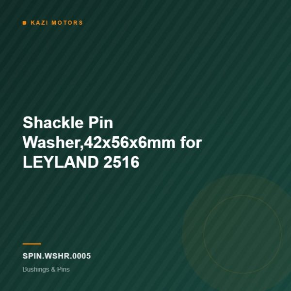 Shackle Pin Washer,42x56x6mm for LEYLAND 2516