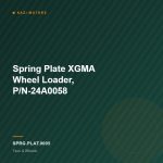 Spring Plate XGMA Wheel Loader, P/N-24A0058