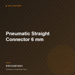Pneumatic Straight Connector 6 mm