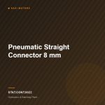 Pneumatic Straight Connector 8 mm