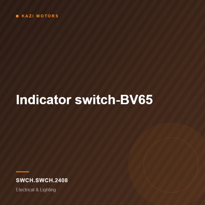 Indicator switch-BV65