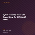 Synchronizing RING 3/4 Speed Gear for LEYLAND 2518il