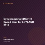 Synchronizing RING 1/2 Speed Gear for LEYLAND 2516