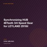 Synchronizing HUB 48Teeth 3/4 Speed Gear for LEYLAND 2518il
