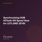 Synchronizing HUB 42Teeth 5/6 Speed Gear for LEYLAND 2518il