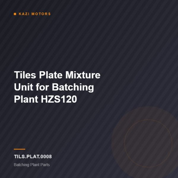 Tiles Plate Mixture Unit for Batching Plant HZS120