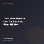 Tiles Plate Mixture Unit for Batching Plant HZS60