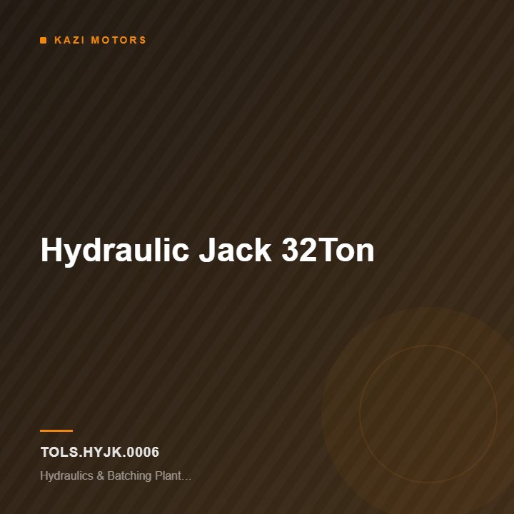 Hydraulic Jack 32Ton