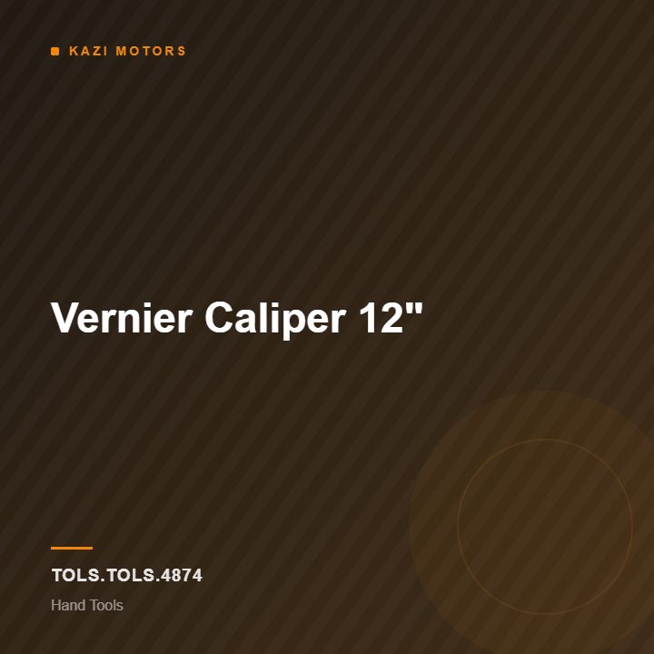 Vernier Caliper 12″