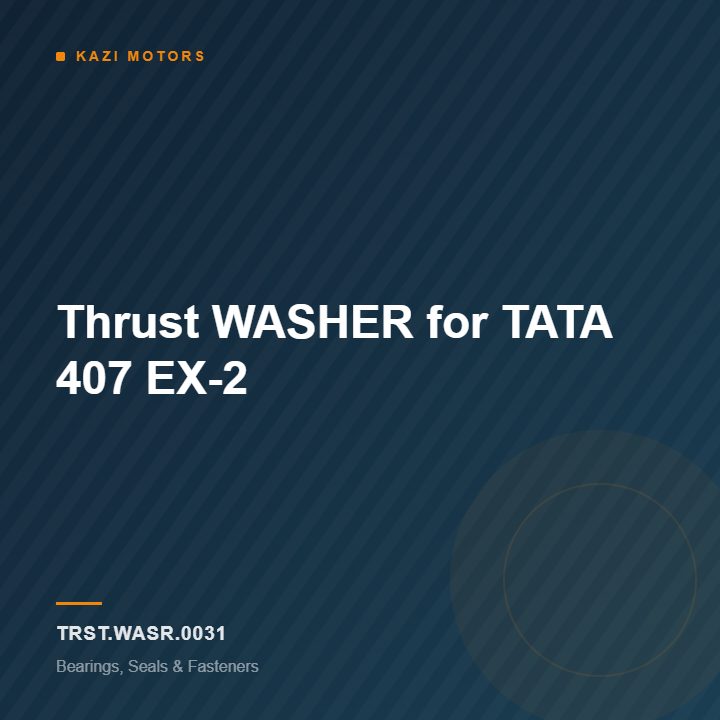 Thrust WASHER for TATA 407 EX-2
