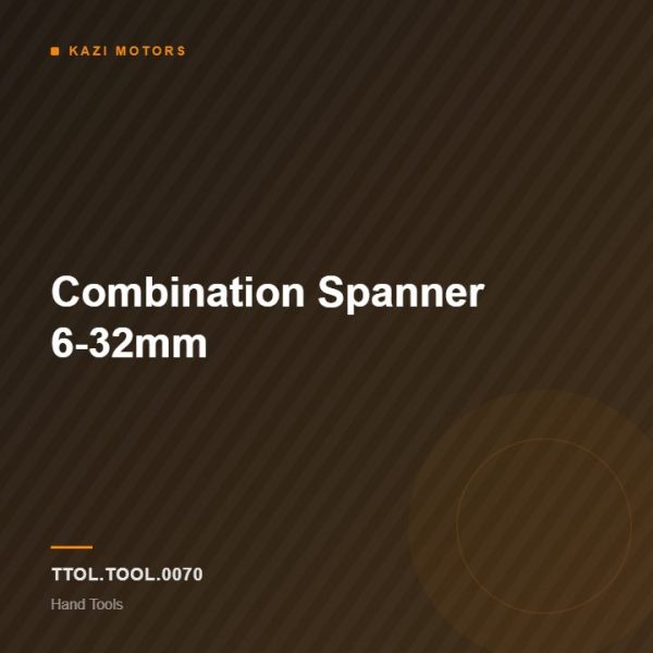 Combination Spanner 6-32mm