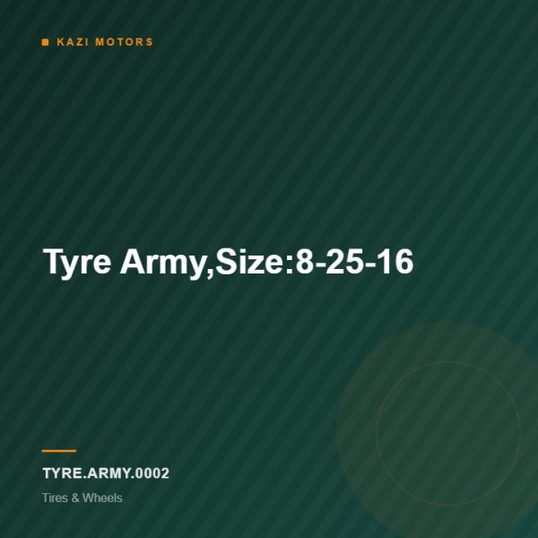 Tyre Army,Size:8-25-16
