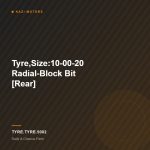 Tyre,Size:10-00-20 Radial-Block Bit [Rear]