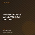 Pneumatic Solenoid Valve 24VDC 1-Coil Dia-12mm.