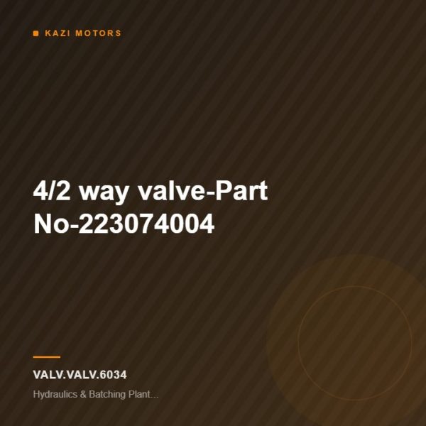 4/2 way valve-Part No-223074004