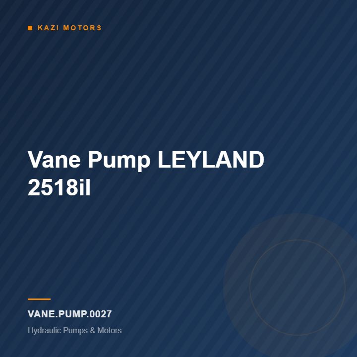 Vane Pump LEYLAND 2518il