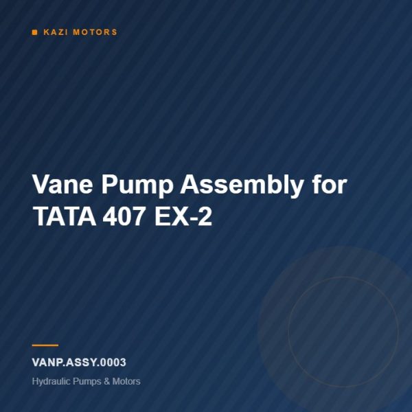 Vane Pump Assembly for TATA 407 EX-2
