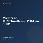 Water Pump 3HP,3Phase,Suction-2”,Delivery 1-1/2”