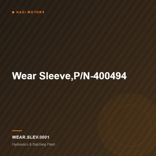 Wear Sleeve,P/N-400494