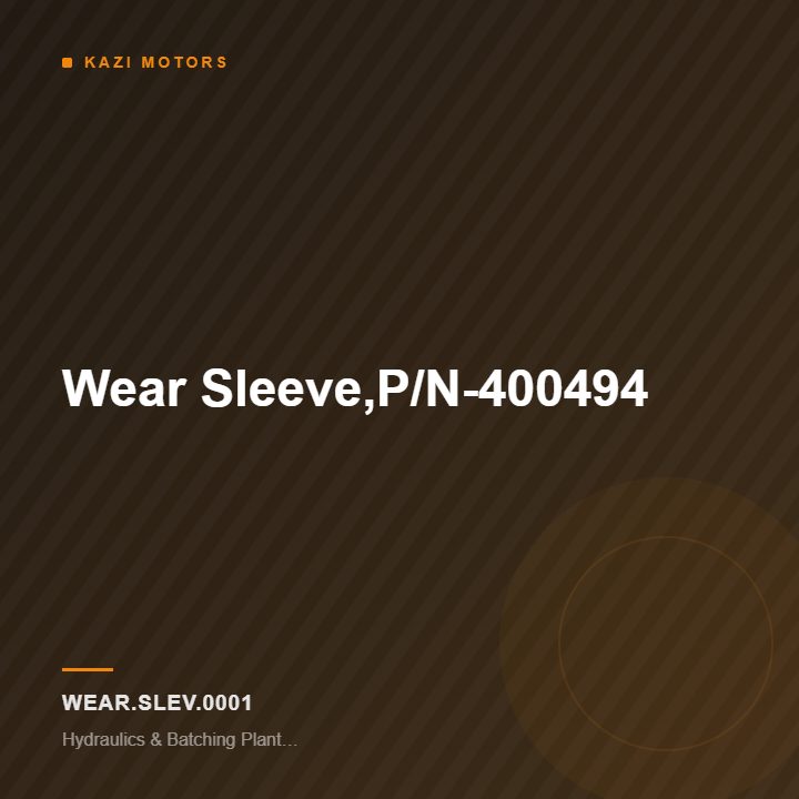 Wear Sleeve,P/N-400494