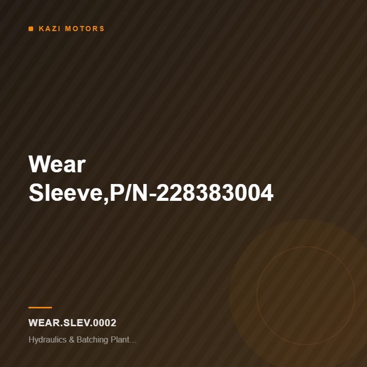 Wear Sleeve,P/N-228383004