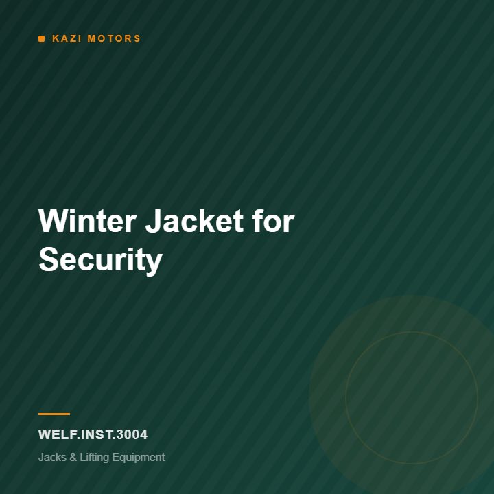 Winter Jacket for Security
