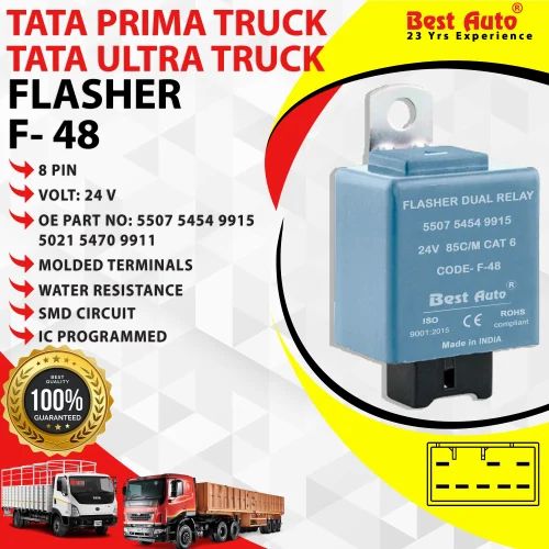 Flasher 24V for TATA 2518 C 6x4