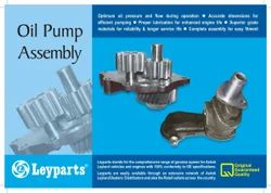 Oil Pump ASSEMBLY for LEYLAND 2518il